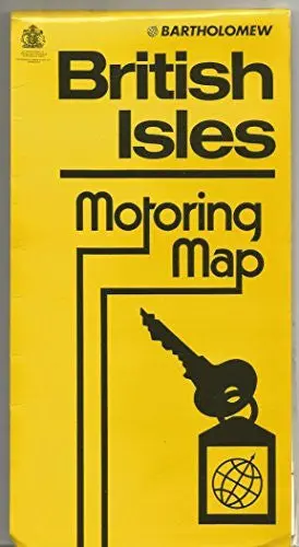 Bartholomew Contoured Road Map Of The British Isles John Bartholomew And Son 1