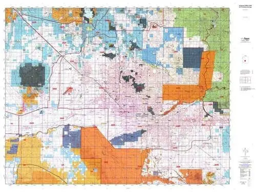 Arizona Gmu 47M Hunt Area / Game Management Units (Gmu) Map [Map] 1