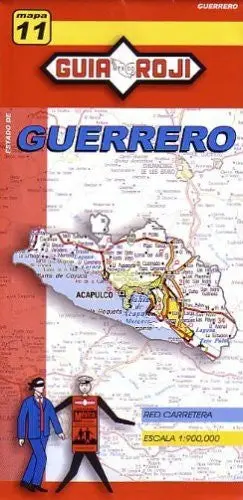 Guerrero State Map By Guia Roji (English And Spanish Edition) Guia Roji 1