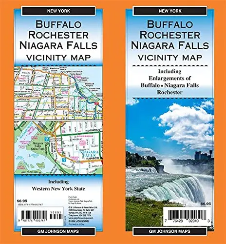 Buffalo / Rochester / Niagara Falls Vicinity, New York Regional Map [Map] Gm Johnson 1