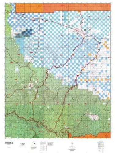 Arizona 04A Hunt Area / Game Management Unit (Gmu) Map 1