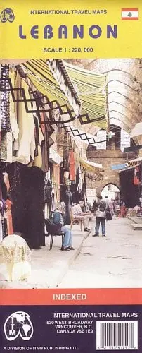 Lebanon Map By Itmb 2004 International Travel Maps 1