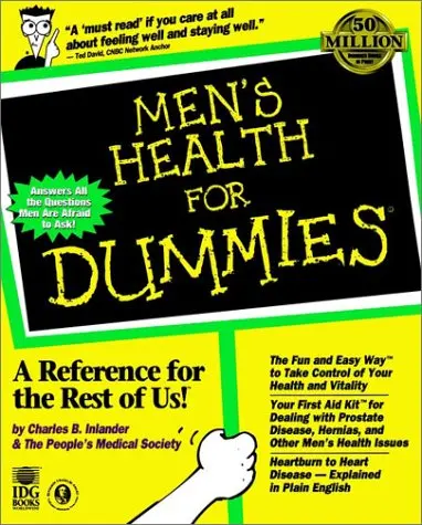Men's Health For Dummies? Inlander, Charles B. And People's Medical Society 1