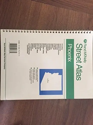 Rand Mcnally Phoenix Street Atlas (1986) [Ring-Bound] Rand Mcnally 1