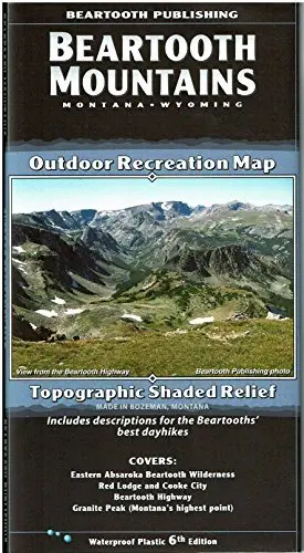 Beartooth Mountains, Montana/Wyoming Outdoor Recreation Map [Map] Beartooth Publishing 1