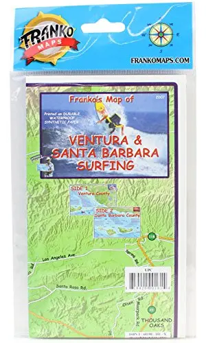 Franko Maps Santa Barbara & Ventura Surfing Guide [Sports] 1