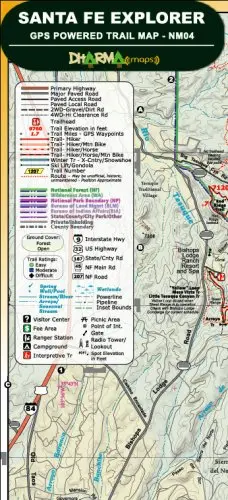 Santa Fe Explorer - Gps Powered Trail Map [Map] Marc Rothmeyer 1