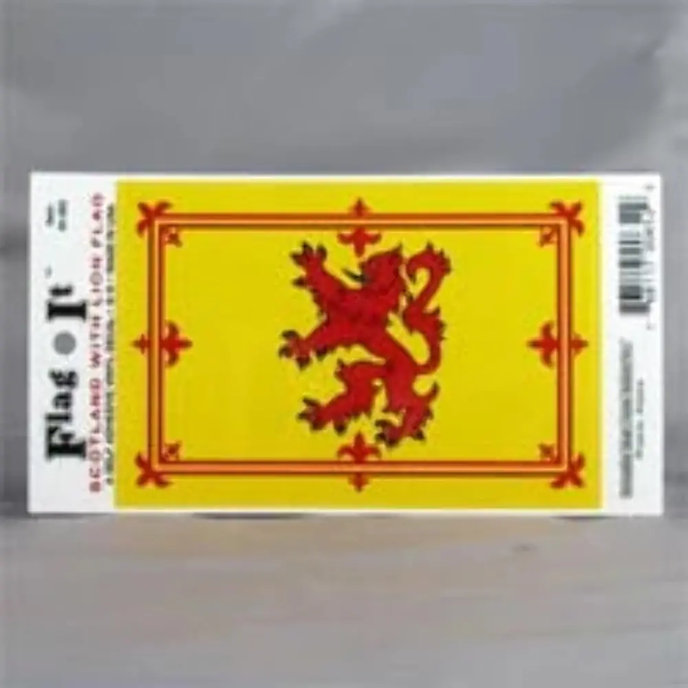 Scotland-Lion Flag Decal For Auto, Truck Or Boat 1