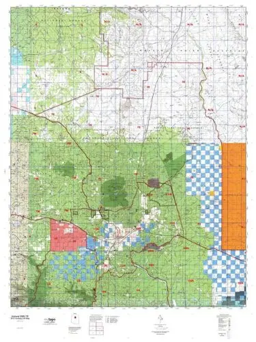Arizona Gmu 07E Hunt Area / Game Management Unit (Gmu) Map 1