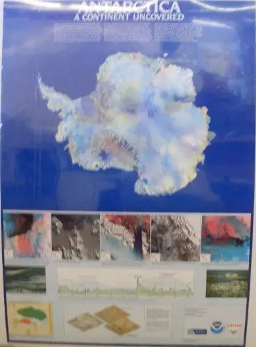 Antarctica: A Continent Uncovered [Map] Imposing Images And Joy Perrett 1