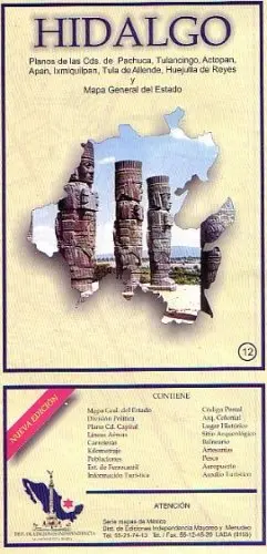 Hidalgo State & Pachuca City Map Eiags (Spanish Edition) Ediciones Independencia 1
