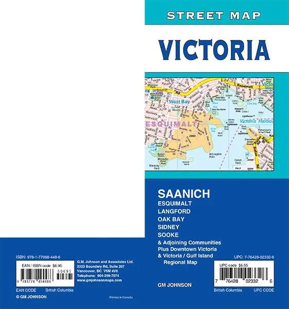 Street Map Victoria (British Columbia) 1