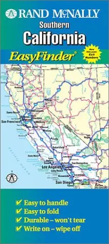 Rand Mcnally California-Southern Easyfinder Map [Map] Rand Mcnally 1