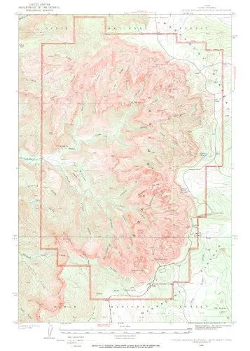 Cedar Breaks National Monument, Utah (Map Tut0180) 1