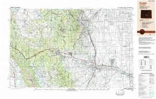 Pueblo, Co [Map] U.S. Geological Survey 1