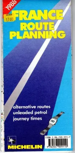 1998 France, Route Planning, Alternative Routes, Journey Times, Motoring Information Michelin Travel Publications And Pneu Michelin 1