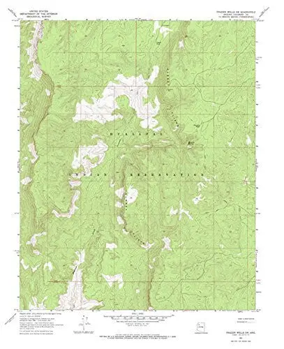 Frazier Wells Sw 7.5', Arizona [Map] United Stated Geological Survey 1