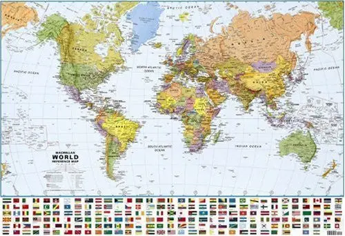 Macmillan World Reference Map [Map] Lovell Johns Limited 1