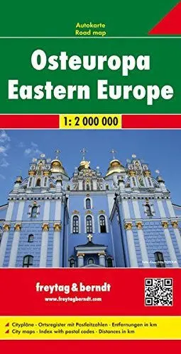 Eastern Europe : Road Map 1:2 000 000 [Map] Freytag & Berndt 1