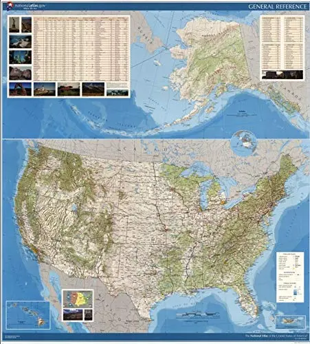 National Atlas Of The United States [Map] Usgs 1