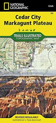 Cedar City, Markagunt Plateau Map (National Geographic Trails Illustrated Map, 702) [Map] National Geographic Maps - Trails Illustrated 1