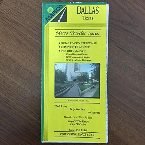 Dallas City Map [Map] Mapsco 1