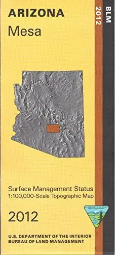 Mesa Surface Management Status 1:100,000-Scale Topographic Map (60X30-Minute Quadrangle) 1
