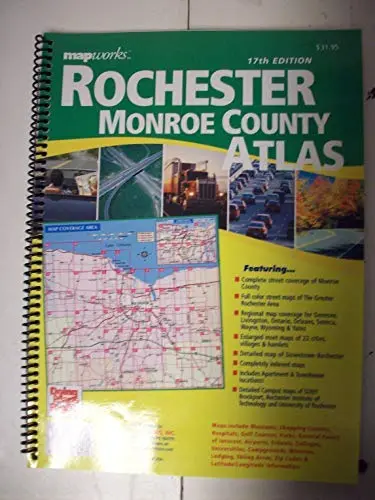 Rochester | Monroe County Atlas [Spiral-Bound] Map Works 1
