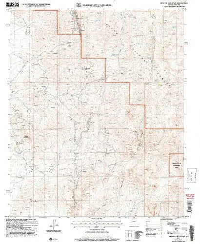 Mineral Mountain, Az 7.5' [Map] U.S. Geological Survey 1
