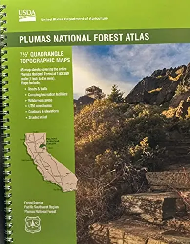 Plumas National Forest Atlas [Spiral-Bound] Pacific Southwest Region 1