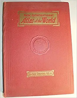 New International Atlas Of The World War History Edition [Hardcover] Branom, Frederick 1