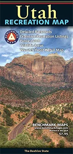 Utah Recreation Map (Benchmark Maps) [Map] Benchmark Maps And Atlases 1