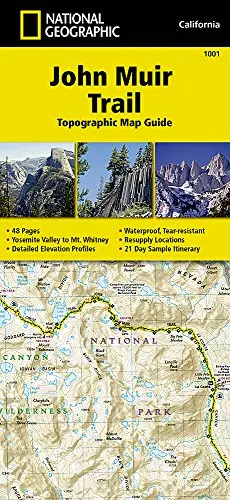John Muir Trail Topographic Map Guide (California) 1