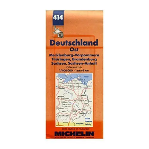 Michelin Main Road Map: Deutschland Michelin 1