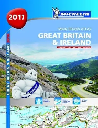 Great Britain & Ireland Atlas 2017 (Michelin Atlas) Guides Touristiques Michelin 1