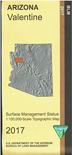Valentine Surface Management Status 1:100,000-Scale Topographic Map [Map] Bureau Of Land Management Arizona State Office 1