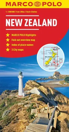 New Zealand Marco Polo Map (Marco Polo Maps) [Map] Marco Polo Travel Publishing 1