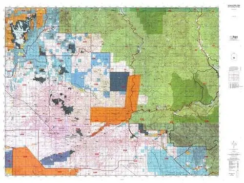 Arizona Gmu 26M Hunt Area / Game Management Units (Gmu) Map [Map] 1