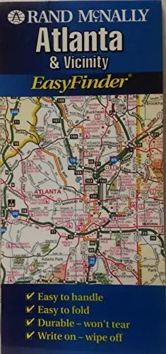 Easyfinder-Atlanta & Vicinity Regional (Rand Mcnally Easyfinder) Rand Mcnally 1