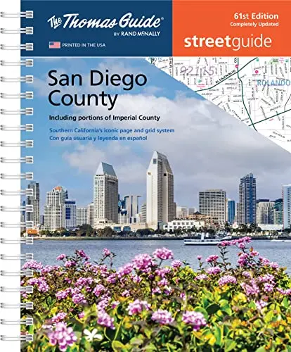 The Thomas Guide San Diego County Streetguide (English And Spanish Edition) [Paperback] Rand Mcnally 1