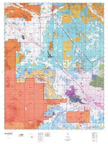 Arizona Gmu 37A Hunt Area / Game Management Unit (Gmu) Map 1