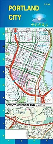Portland, Oregon City Pearl Map (Laminated) Gm Johnson 1