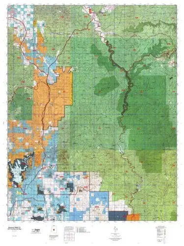 Arizona Gmu 21 Hunt Area / Game Management Unit (Gmu) Map 1