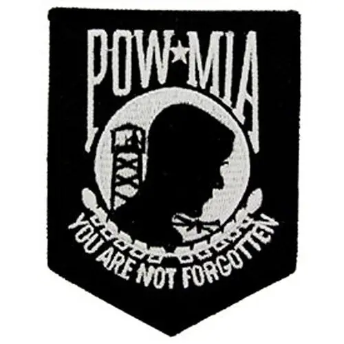 U.S. Pow * Mia: An Embroidered Iron-On Patch (One-Pack) 1