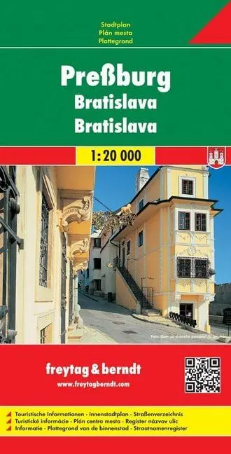Bratislava [Map] Freytag-Berndt Und Artaria 1