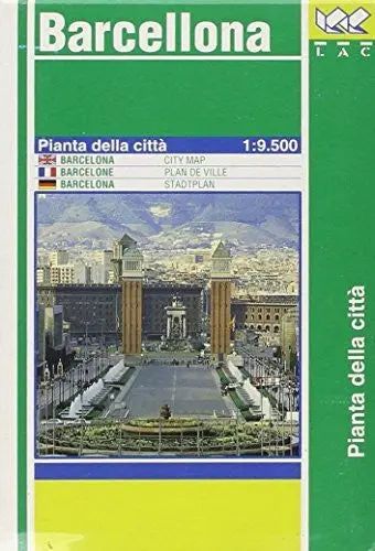International Town Map Barcelona [Map] Litografia Artistica Cartografica 1