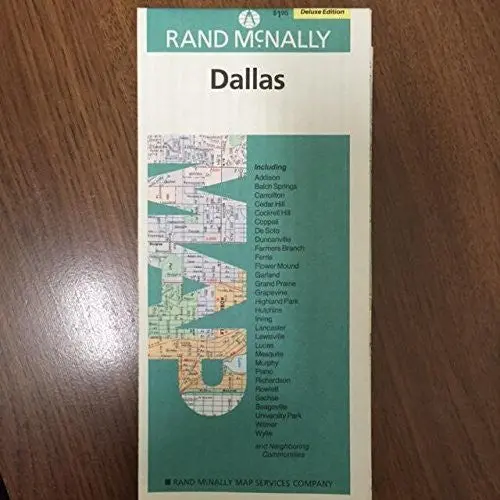 Dallas Map [Map] Rand Mcnally 1