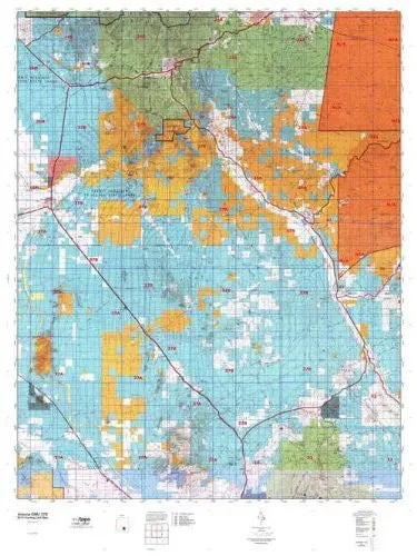 Arizona Gmu 37B Hunt Area / Game Management Units (Gmu) Map [Map] 1