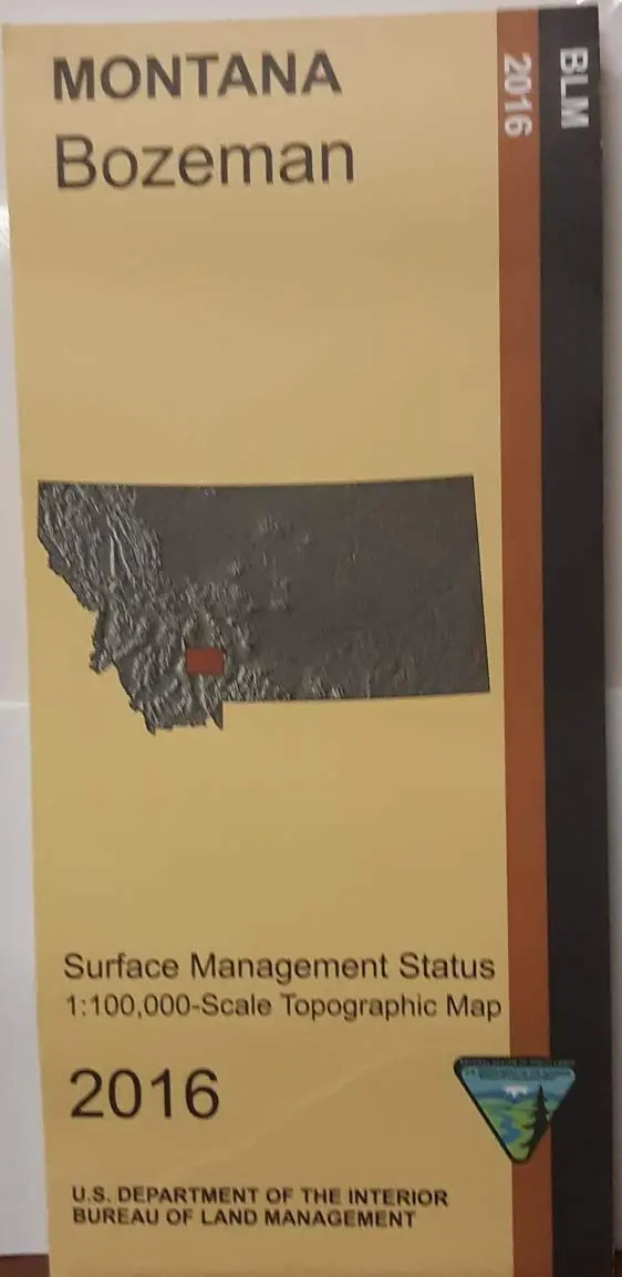 Montana : Bozeman : 1:100,000-Scale Topographic Map : 30 X 60 Minute Series (Topographic) (Sudoc I 53.11/4-2:45111-E 1-Tm-100/993) [Unknown Binding] Unknown Author 1