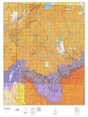 Arizona 13B Hunt Area / Game Management Unit (Gmu) Map 1